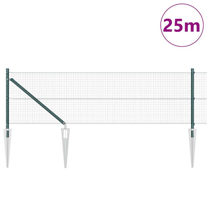Palo della recinzione Verde 25 x 0,6 m (rete 19 x 19 mm)