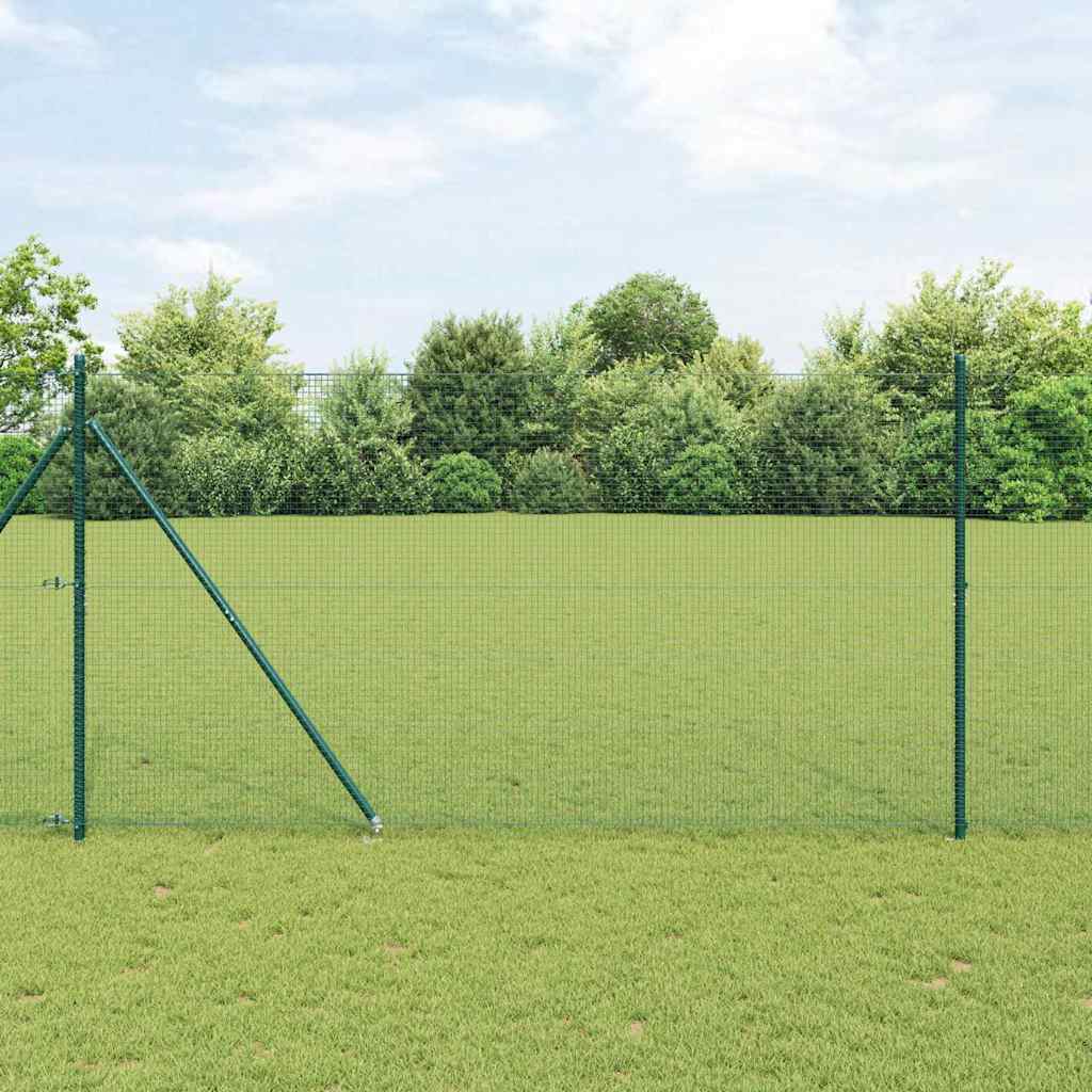 Palo della recinzione Verde 25 x 1,4 m (rete da 19 x 19 mm)