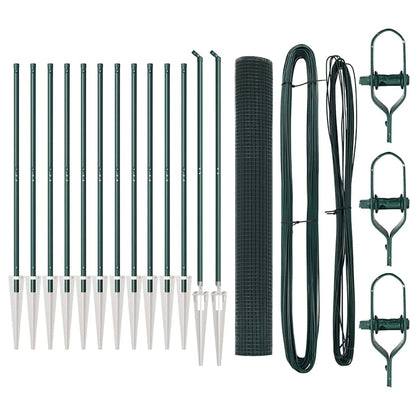 Palo della recinzione Verde 25 x 1,4 m (rete da 19 x 19 mm)