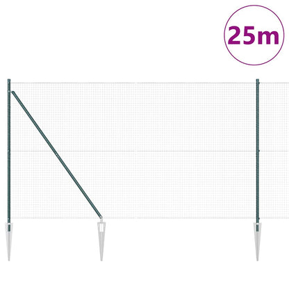 Palo della recinzione Verde 25 x 1,6 m (25 x 25 mm rete)