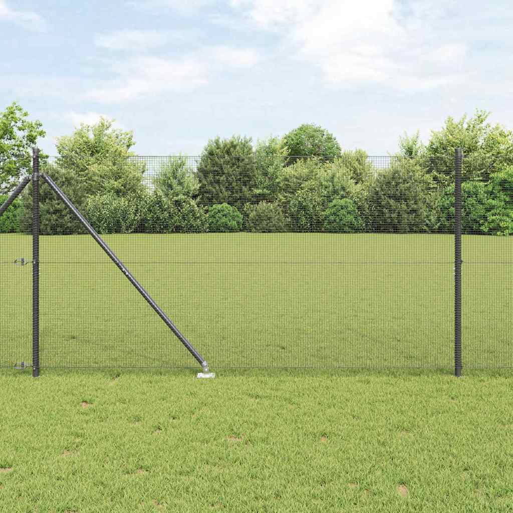 Palo della recinzione Grigio 50 x 1,2 m (rete 12 x 12 mm)