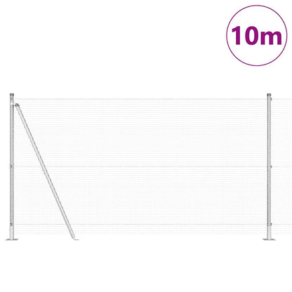 Palo della recinzione Argento 10 x 1,2 m (16 x 16 mm rete)
