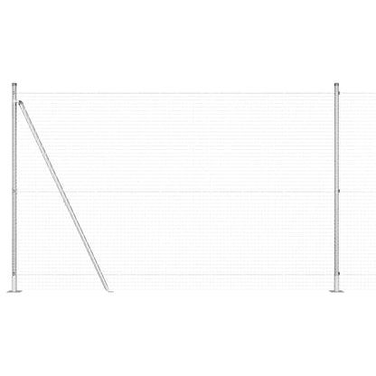 Palo della recinzione Argento 10 x 1,6 m (rete 25 x 25 mm)