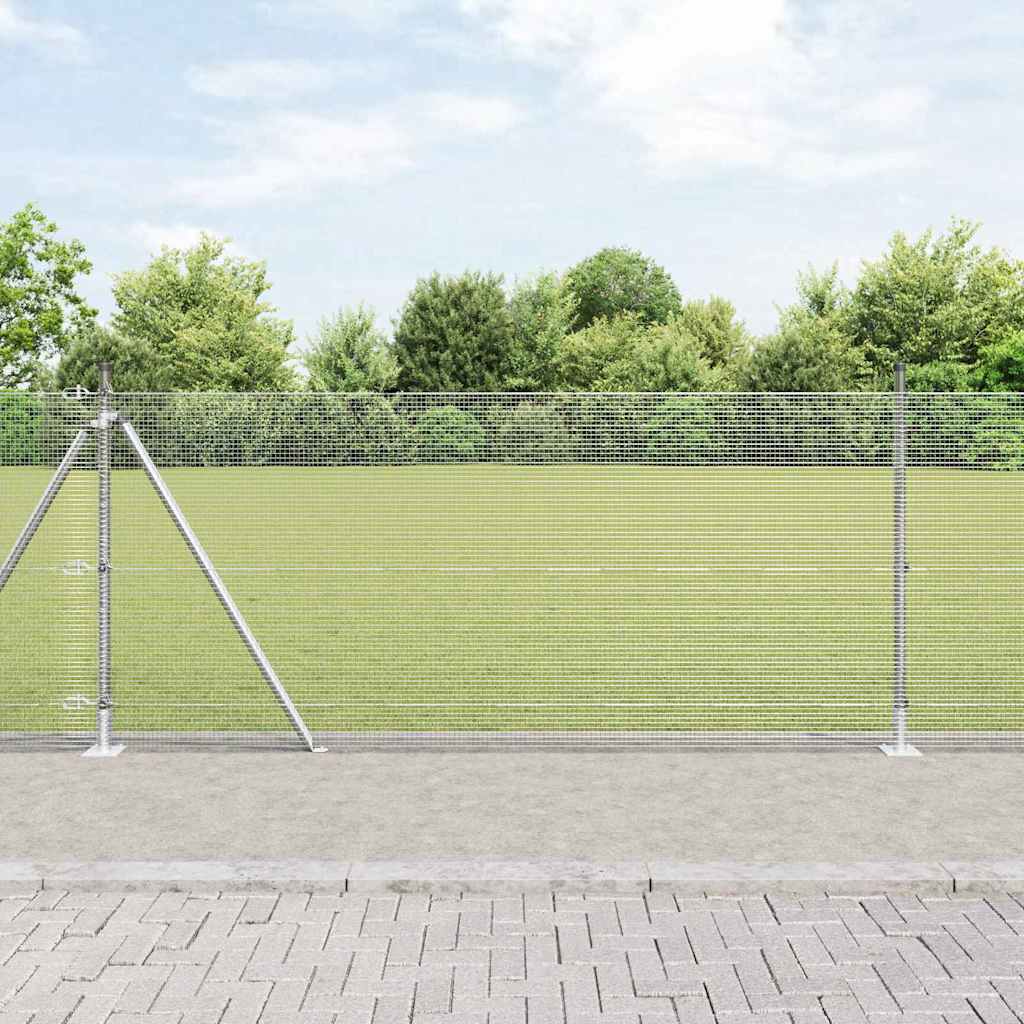 Palo della recinzione Argento 25 x 1 m (rete 12 x 12 mm)
