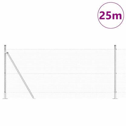 Palo della recinzione Argento 25 x 1 m (rete 16 x 16 mm)