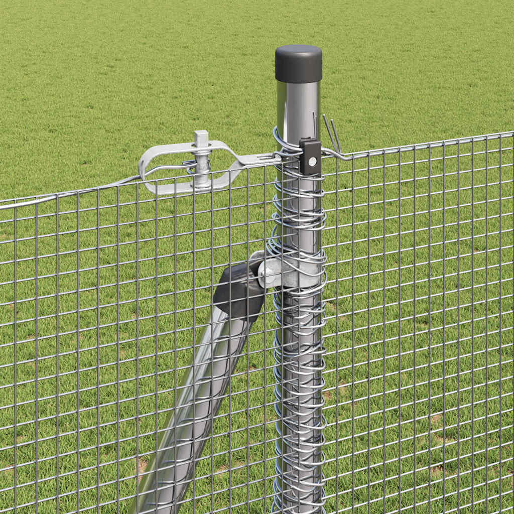 Palo della recinzione Argento 25 x 1,4 m (rete 12 x 12 mm)
