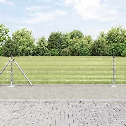 Palo della recinzione Argento 50 x 0,6 m (rete 16 x 16 mm)
