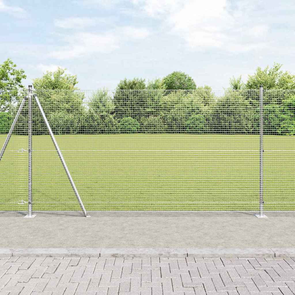 Palo della recinzione Argento 50 x 1,2 m (rete 19 x 19 mm)