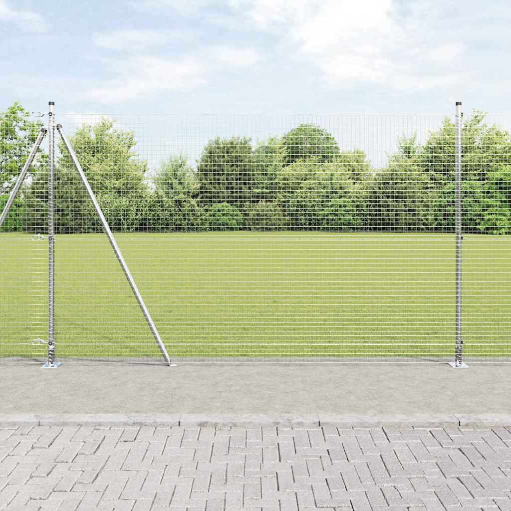 Palo della recinzione Argento 50 x 1,4 m (rete 25 x 25 mm)