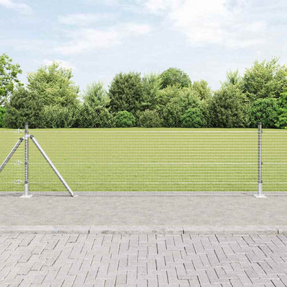 Palo della recinzione Argento 100 x 0,5 m (rete 25 x 25 mm)