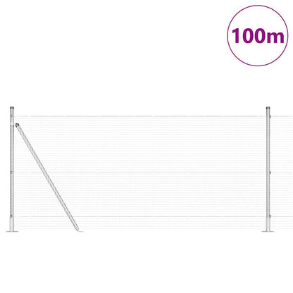 Palo della recinzione Argento 100 x 1 m (rete 19 x 19 mm)