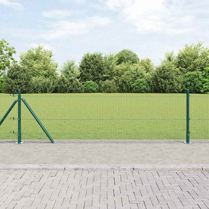 Palo della recinzione Verde 10 x 0,5 m (rete 19 x 19 mm)