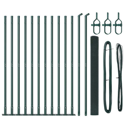 Palo della recinzione Verde 25 x 1,4 m (rete da 19 x 19 mm)