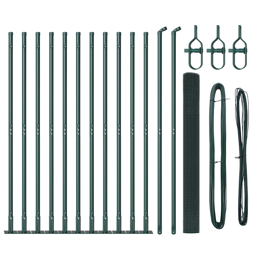 Palo della recinzione Verde 25 x 1,6 m (25 x 25 mm rete)
