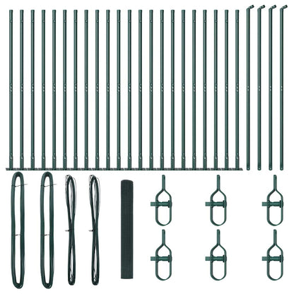 Palo della recinzione Verde 50 x 1,2 m (rete 16 x 16 mm)