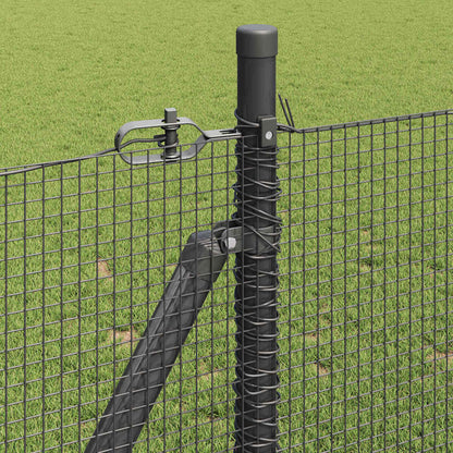 Palo della recinzione Grigio 10 x 0,8 m (rete 12 x 12 mm)