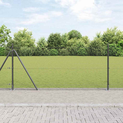 Palo della recinzione Grigio 10 x 0,8 m (rete 16 x 16 mm)