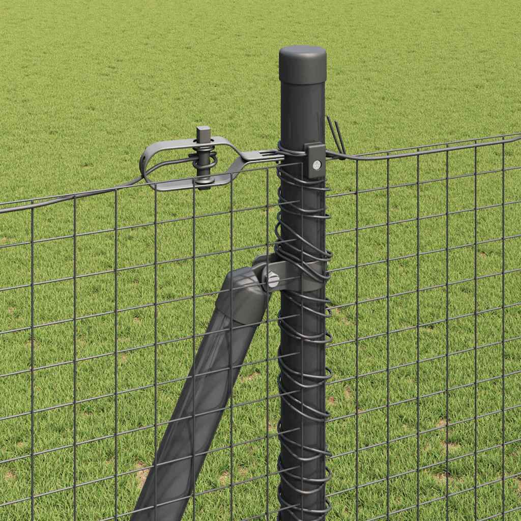 Palo della recinzione Grigio 10 x 1,4 m (rete 25 x 25 mm)