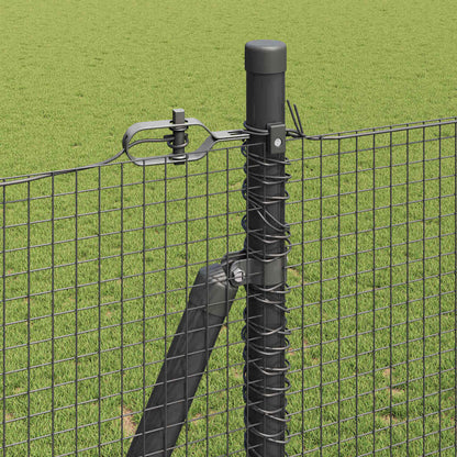 Palo della recinzione Grigio Rete 25 x 1,5 m (rete 16 x 16 mm)