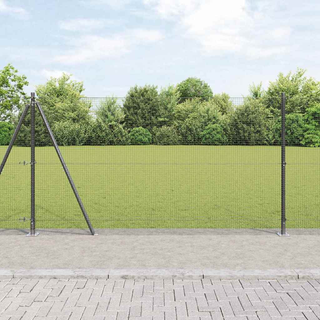 Palo della recinzione Grigio 50 x 1,2 m (rete 16 x 16 mm)
