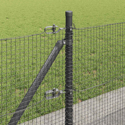 Palo della recinzione Grigio 100 x 0,5 m (reticolo 16 x 16 mm)