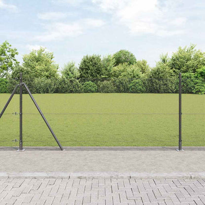 Palo della recinzione Grigio 100 x 0,8 m (rete 12 x 12 mm)