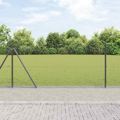 Palo della recinzione Grigio 100 x 0,8 m (maglia 19 x 19 mm)