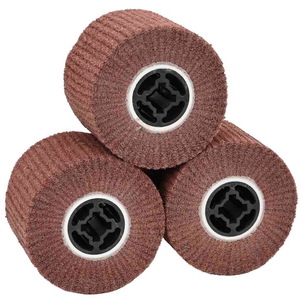 Rulli Abrasivi 3 pcs Marrone 12 x 12 x 10 cm Fibre sintetiche