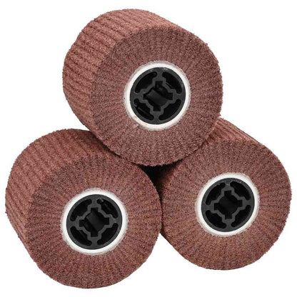 Rulli Abrasivi 3 pcs Marrone 12 x 12 x 10 cm Fibre sintetiche