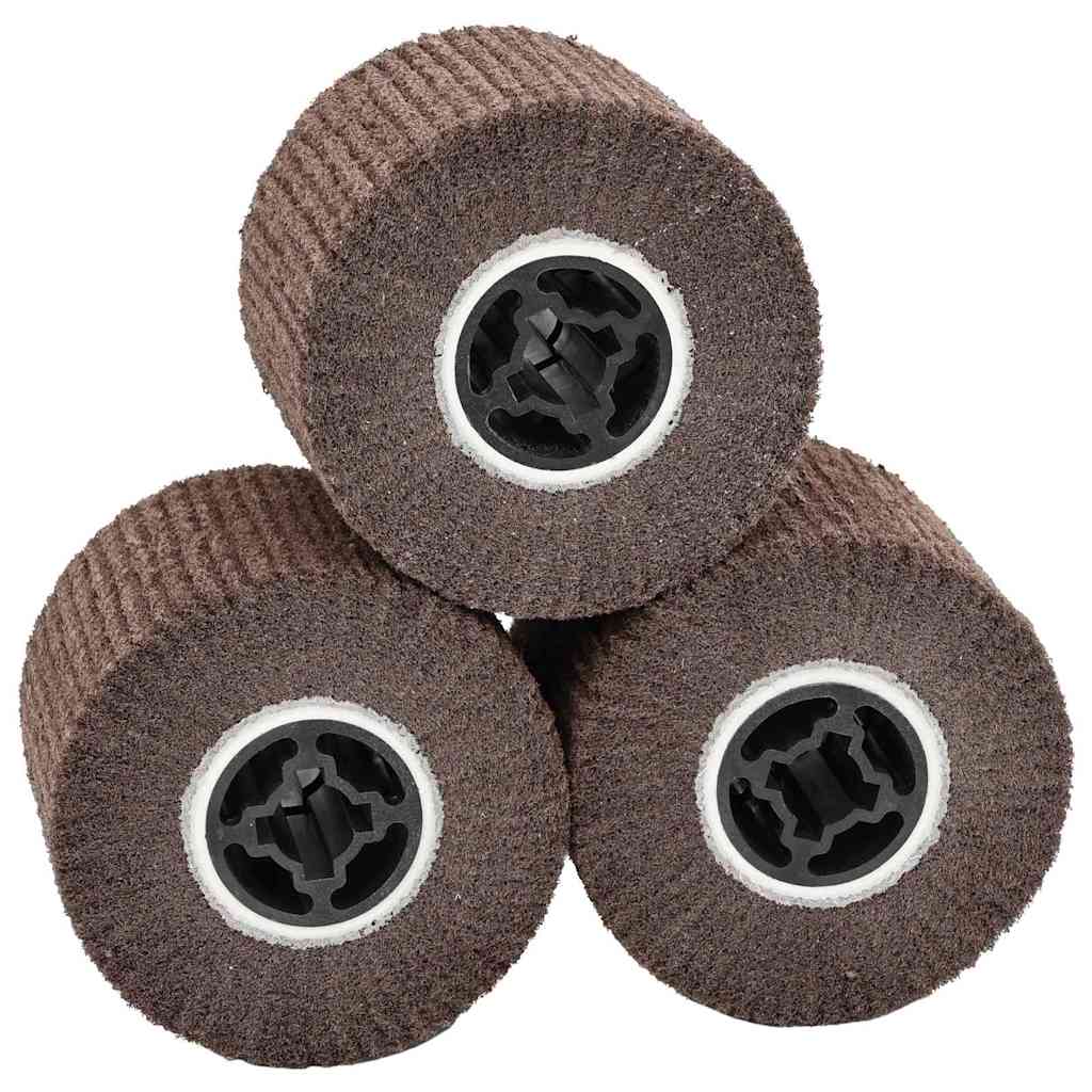 Rulli Abrasivi 3 pcs Marrone 12 x 12 x 10 cm Fibre sintetiche