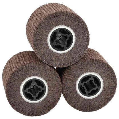 Rulli Abrasivi 3 pcs Marrone 12 x 12 x 10 cm Fibre sintetiche