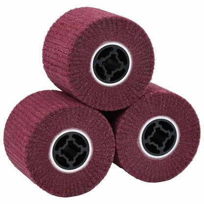 Rulli Abrasivi 3 pcs Rosso 12 x 12 x 10 cm Fibre sintetiche