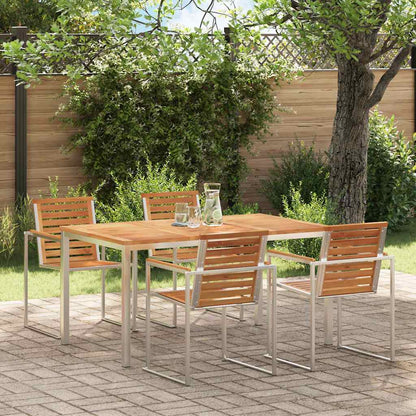 TavolodaPranzo Marrone 150 x 90 x 75 cm Legno di teak solido