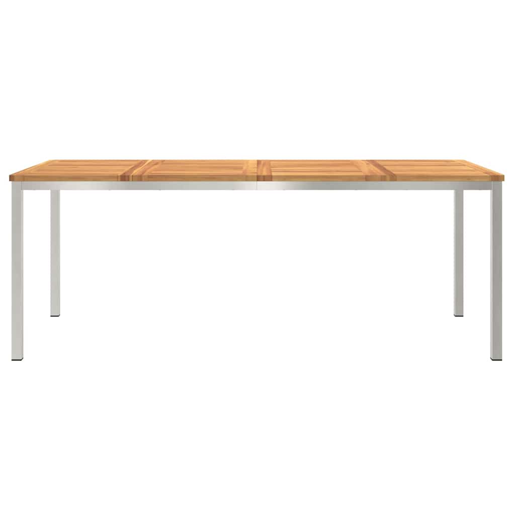 TavolodaPranzo Marrone Legno di Acacia Massello