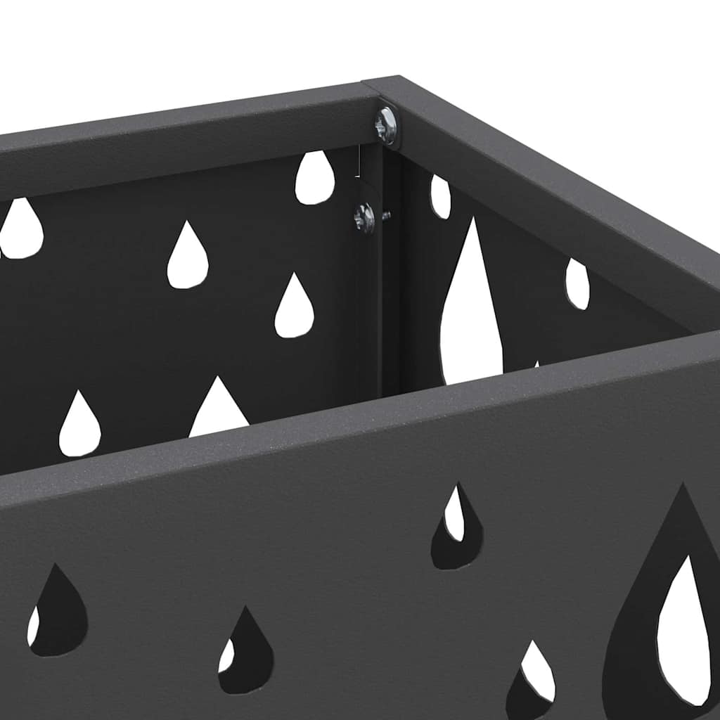 Supporto per Ombrellone Nero 15,5 x 15,5 x 49 cm Metallo