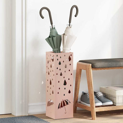 Supporto per Ombrellone Rosa 15,5 x 15,5 x 49 cm Metallo