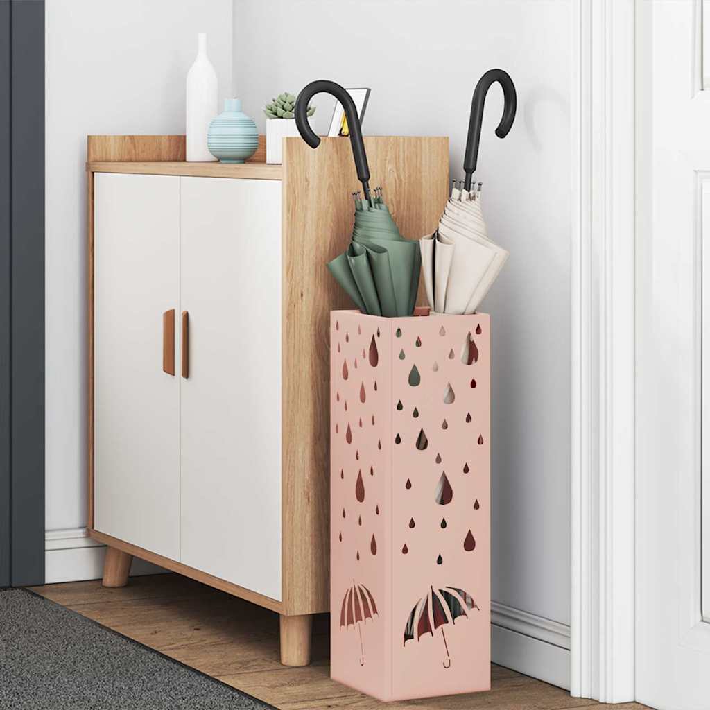 Supporto per Ombrellone Rosa 15,5 x 15,5 x 49 cm Metallo