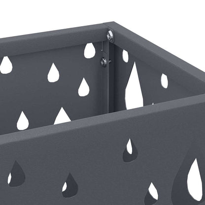 Supporto per Ombrellone Antracite 15,5 x 15,5 x 49 cm Metallo