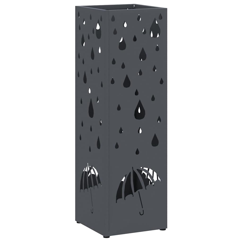 Supporto per Ombrellone Antracite 15,5 x 15,5 x 49 cm Metallo