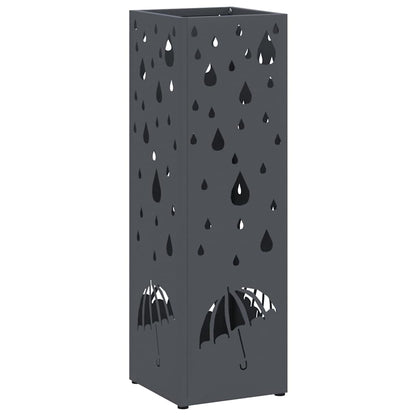 Supporto per Ombrellone Antracite 15,5 x 15,5 x 49 cm Metallo
