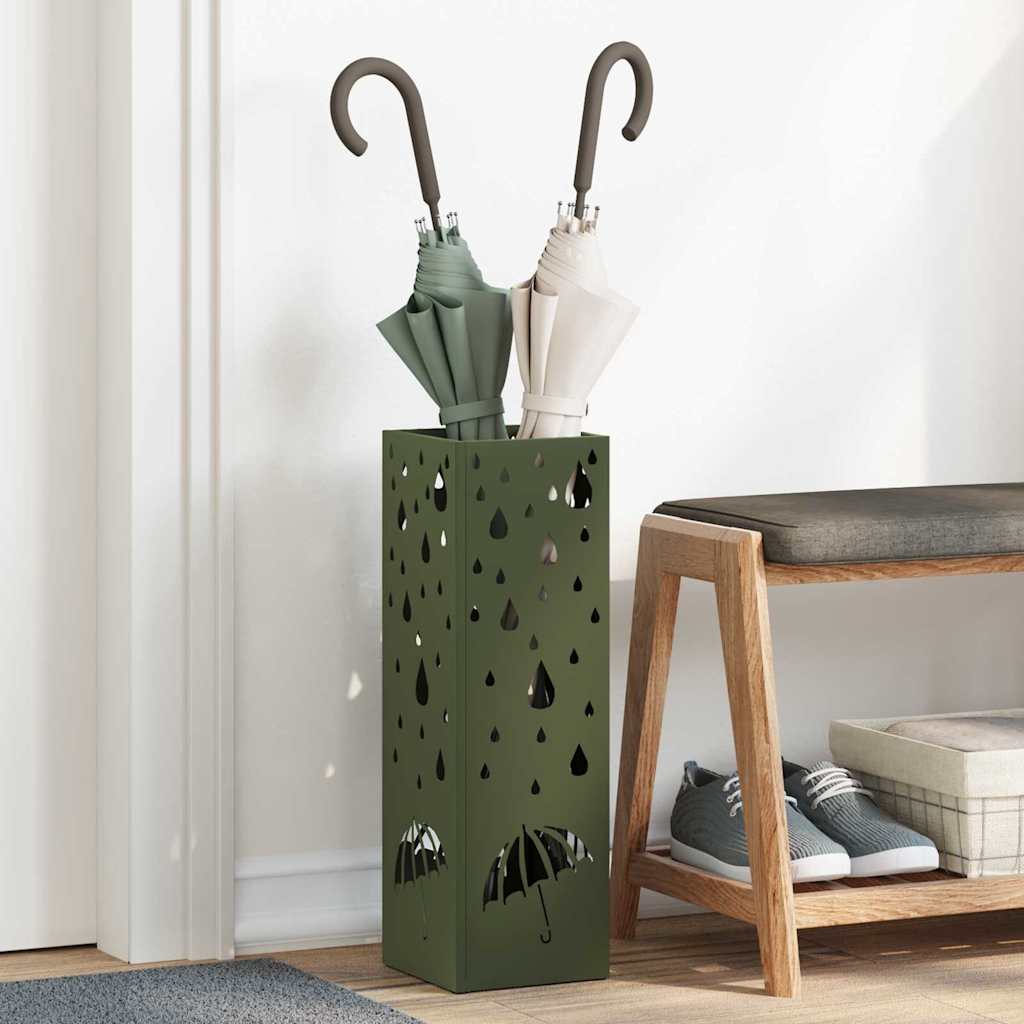 Supporto per Ombrellone Oliva 15,5 x 15,5 x 49 cm Metallo