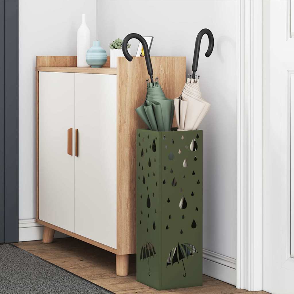 Supporto per Ombrellone Oliva 15,5 x 15,5 x 49 cm Metallo