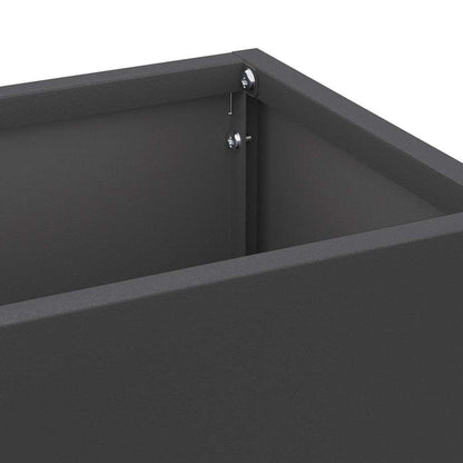 Supporto per Ombrellone Nero 15,5 x 15,5 x 49 cm Metallo