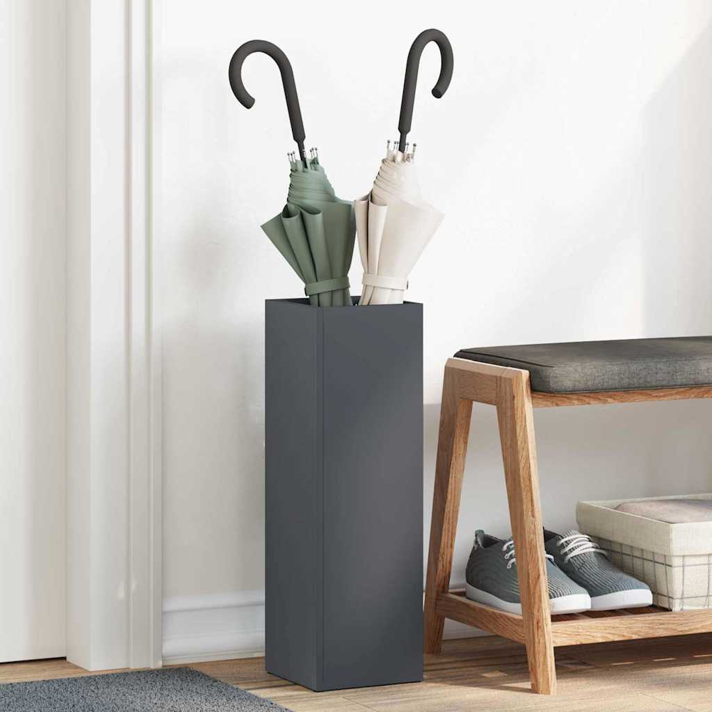 Supporto per Ombrellone Antracite 15,5 x 15,5 x 49 cm Metallo