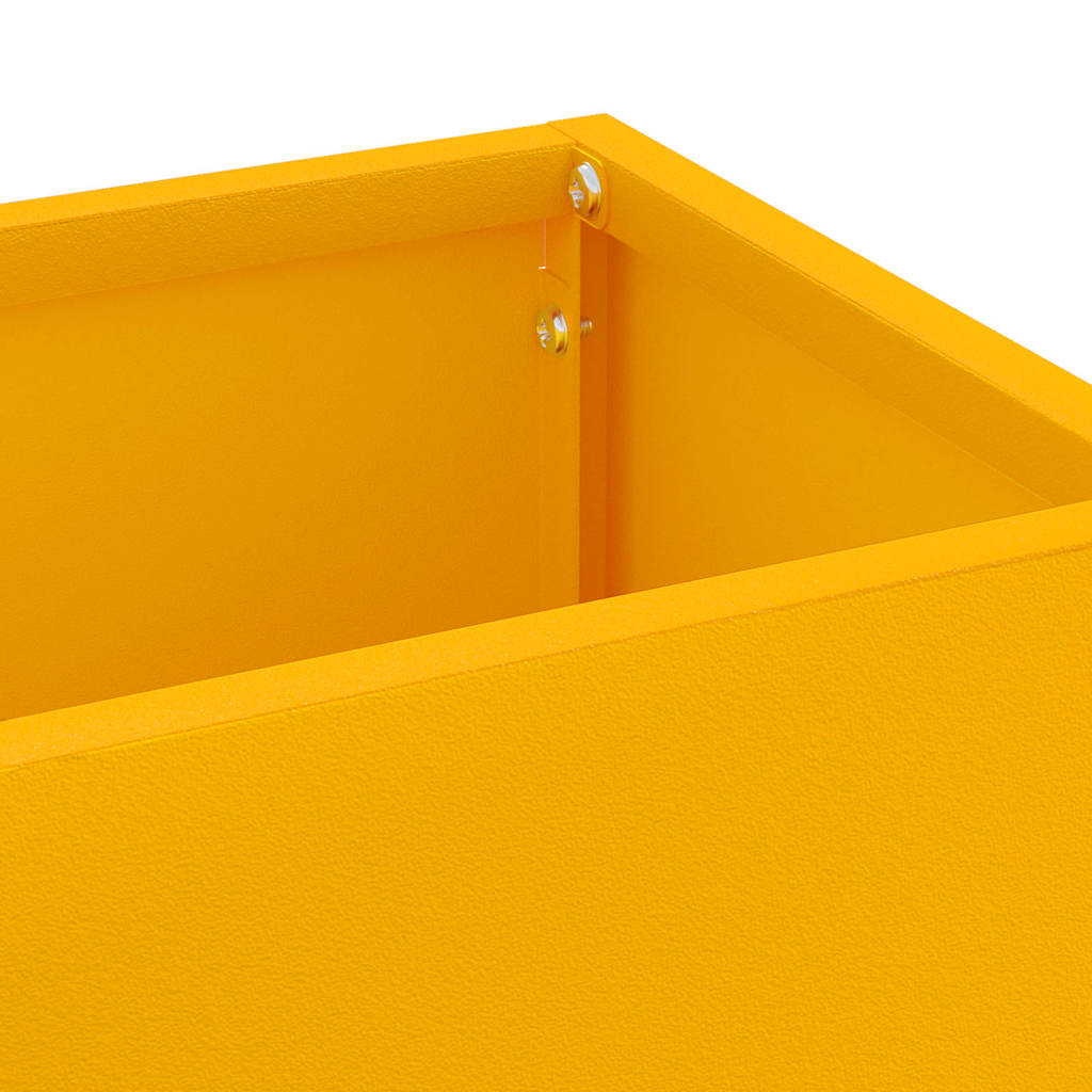 Supporto per Ombrellone Senape 15,5 x 15,5 x 49 cm Metallo