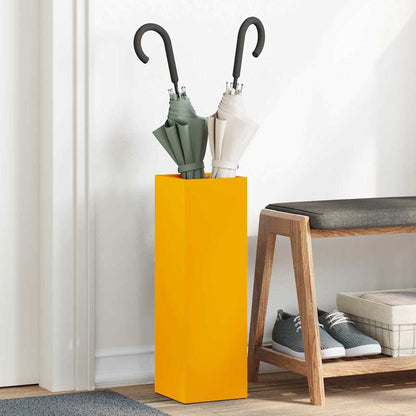 Supporto per Ombrellone Senape 15,5 x 15,5 x 49 cm Metallo