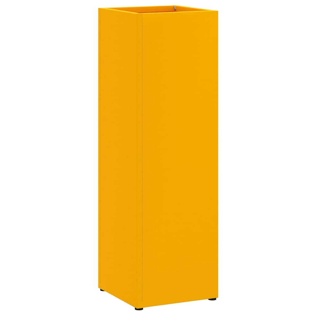Supporto per Ombrellone Senape 15,5 x 15,5 x 49 cm Metallo