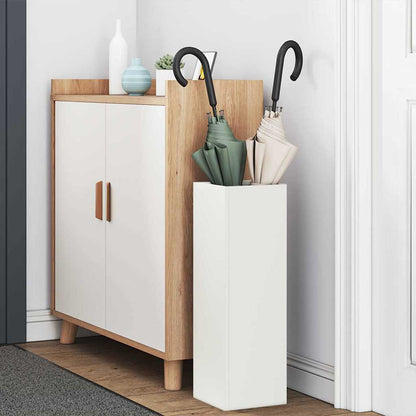 Supporto per Ombrellone Bianco 15,5 x 15,5 x 49 cm Metallo