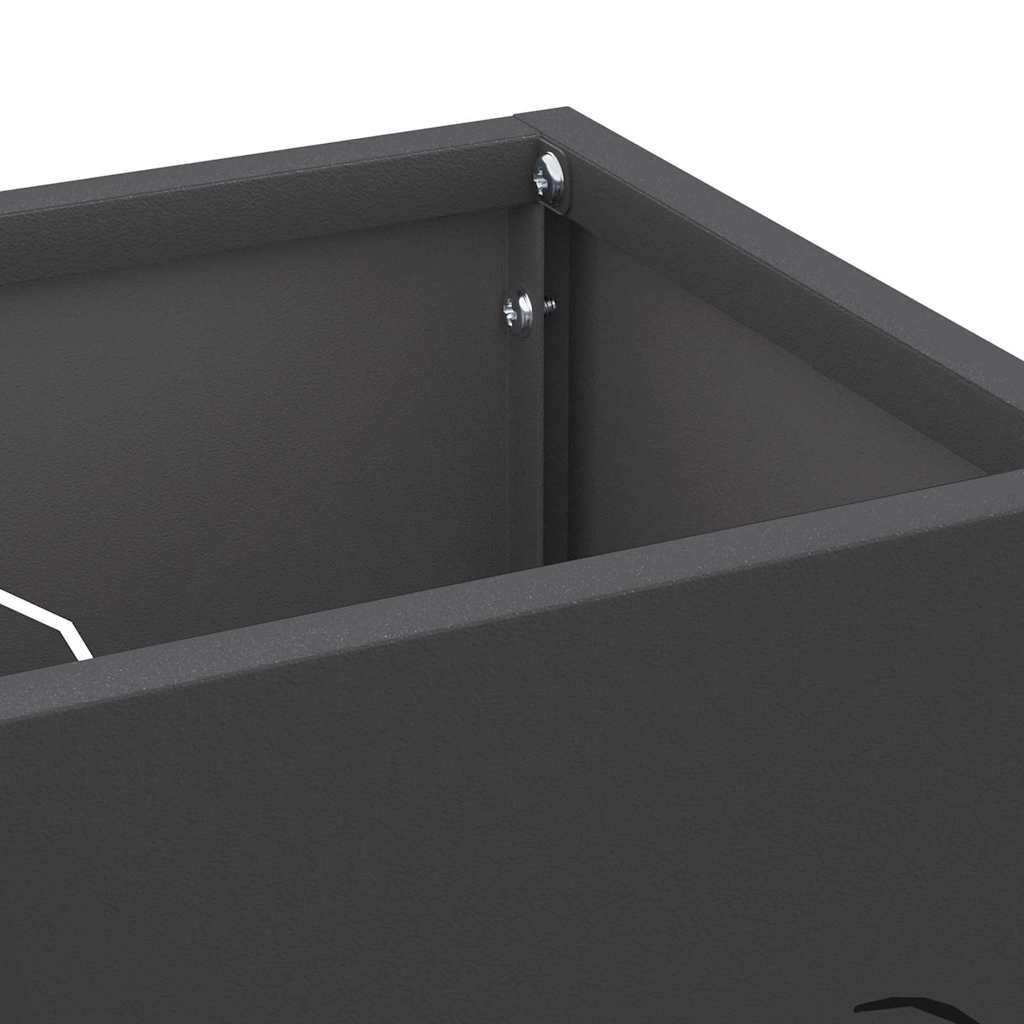 Supporto per Ombrellone Nero 15,5 x 15,5 x 49 cm Metallo