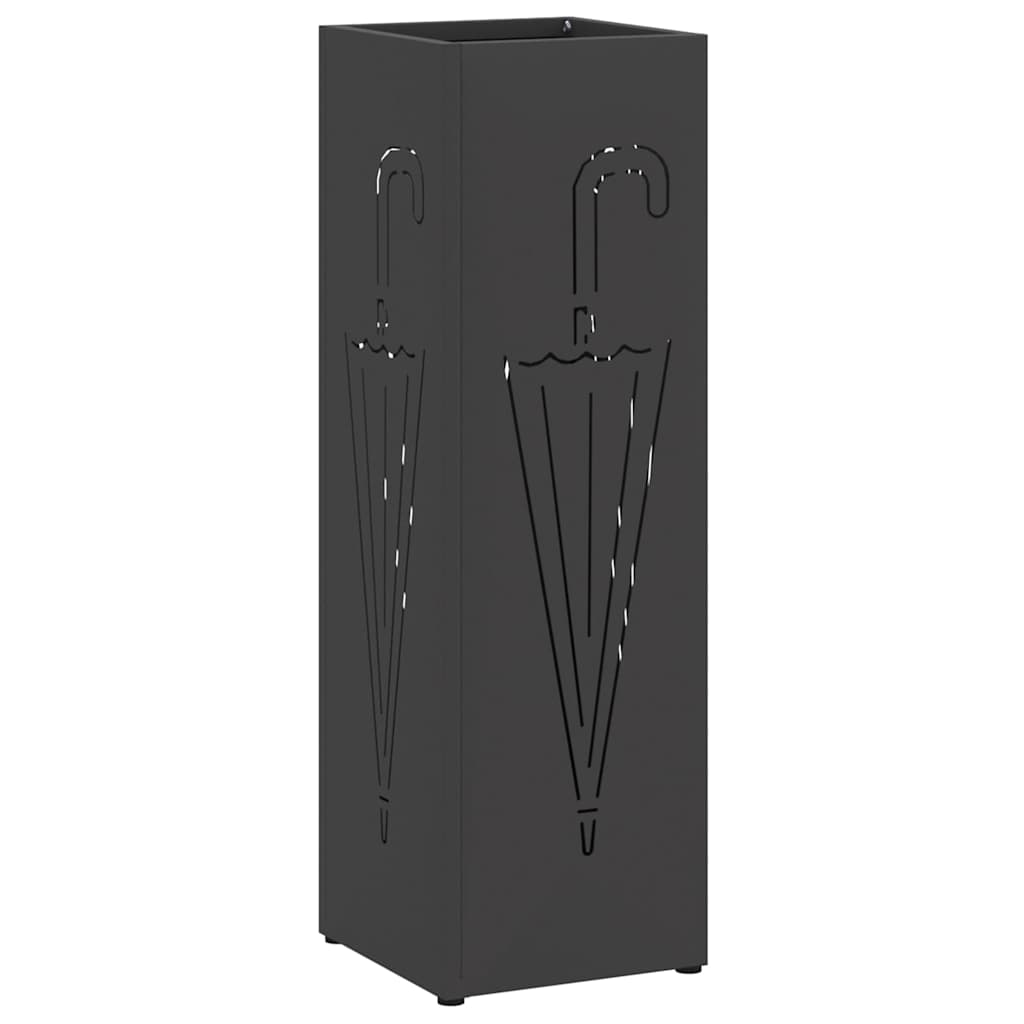 Supporto per Ombrellone Nero 15,5 x 15,5 x 49 cm Metallo
